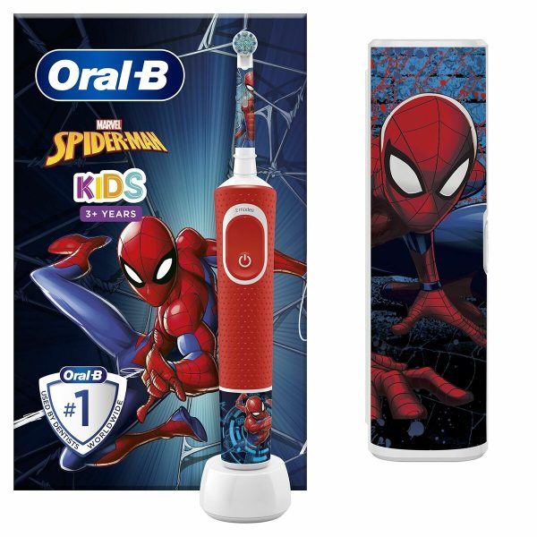 Spazzolino da Denti Elettrico Oral-B D100 KIDS Azzurro Multicolore Supply