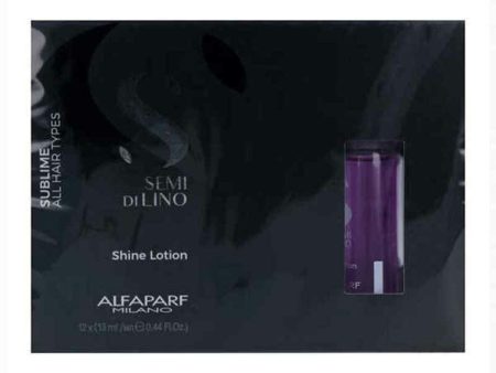 Trattamento per Capelli Protettivo Semi di Lino Sublime Shine Lotion Alfaparf Milano (12 x 13 ml) Sale