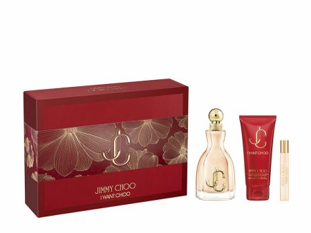 Cofanetto Profumo Donna Jimmy Choo I WANT CHOO EDP 3 Pezzi Supply