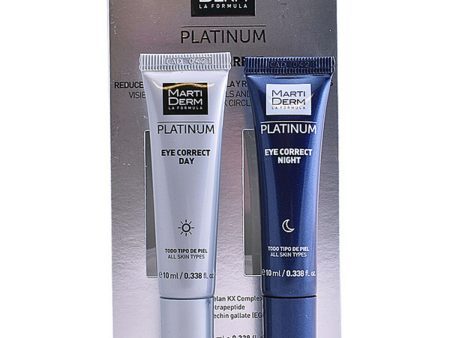 Trattamento Antietà per Contorno Occhi Platinum Martiderm 1472-42360 (2 pcs) 10 ml (2 Unità) For Sale