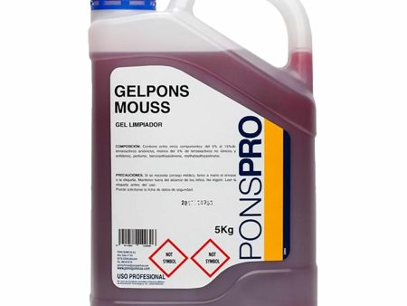 Sapone per le Mani Ponspro Gelpons Mouss Rosa 5 L Sale