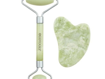 Trattamento Antietà Viso e Collo Ecotools Jade Jade Set 2 Pezzi Discount