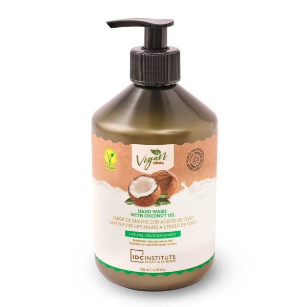 Sapone Liquido Mani con Dosatore IDC Institute HAND WASH 500 ml Olio di cocco For Discount