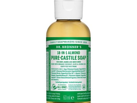 Sapone Liquido Dr Bronner s 60 ml Mandorle Discount