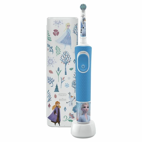 Spazzolino da Denti Elettrico Oral-B D100 KIDS Nero Nero Grigio Discount