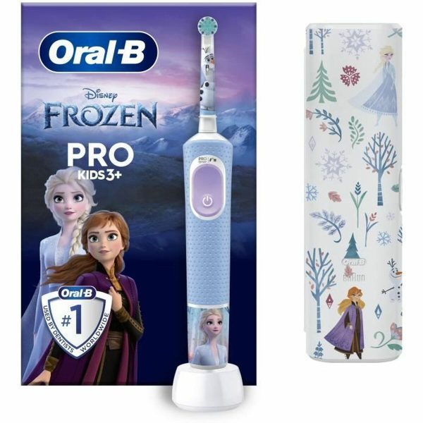 Spazzolino da Denti Elettrico Oral-B D100 KIDS Nero Nero Grigio Discount