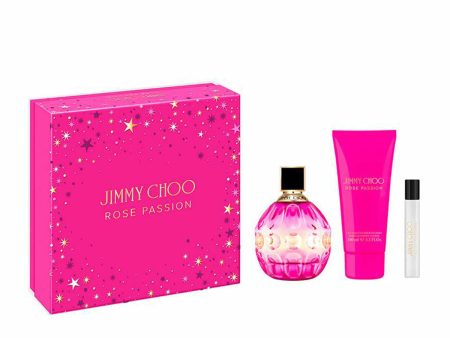 Cofanetto Profumo Donna Jimmy Choo ROSE PASSION 3 Pezzi on Sale